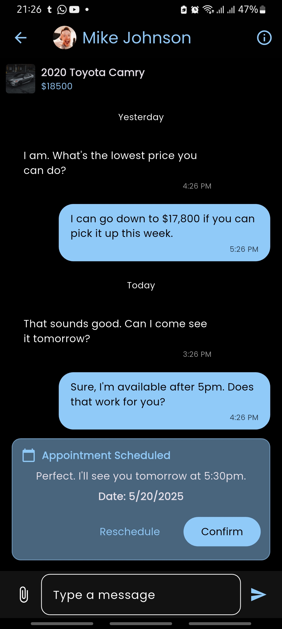 Messaging & Offers